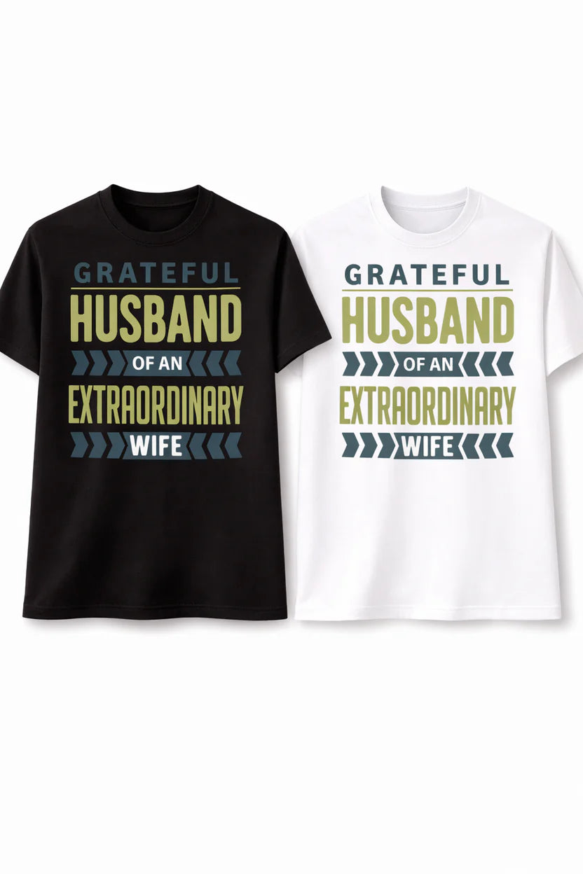Grateful Husband of an Extraordinary Wife Tee Duo Bundle