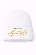 Are You Grateful? (GRF) Cuffed Beanie (Yupoong 1501KC)