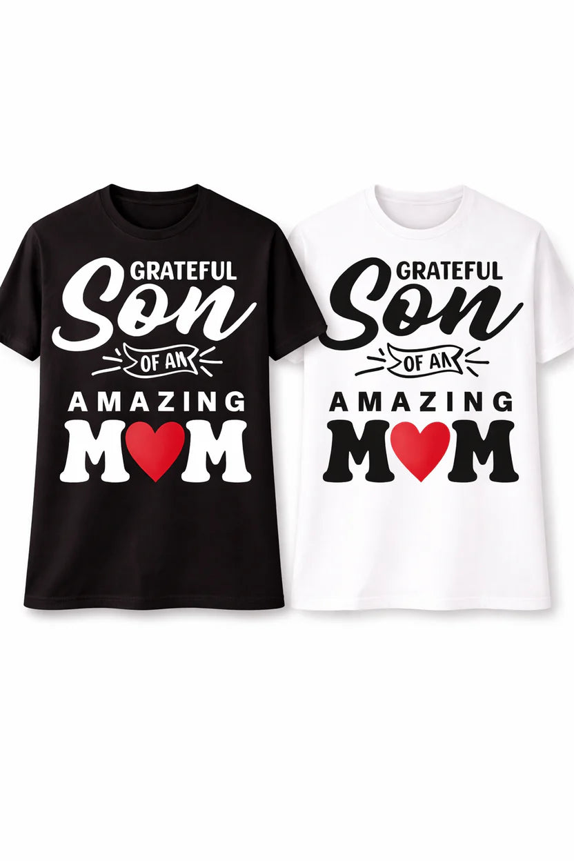 Grateful Son of an Amazing Mom (GS) Tee Duo Bundle