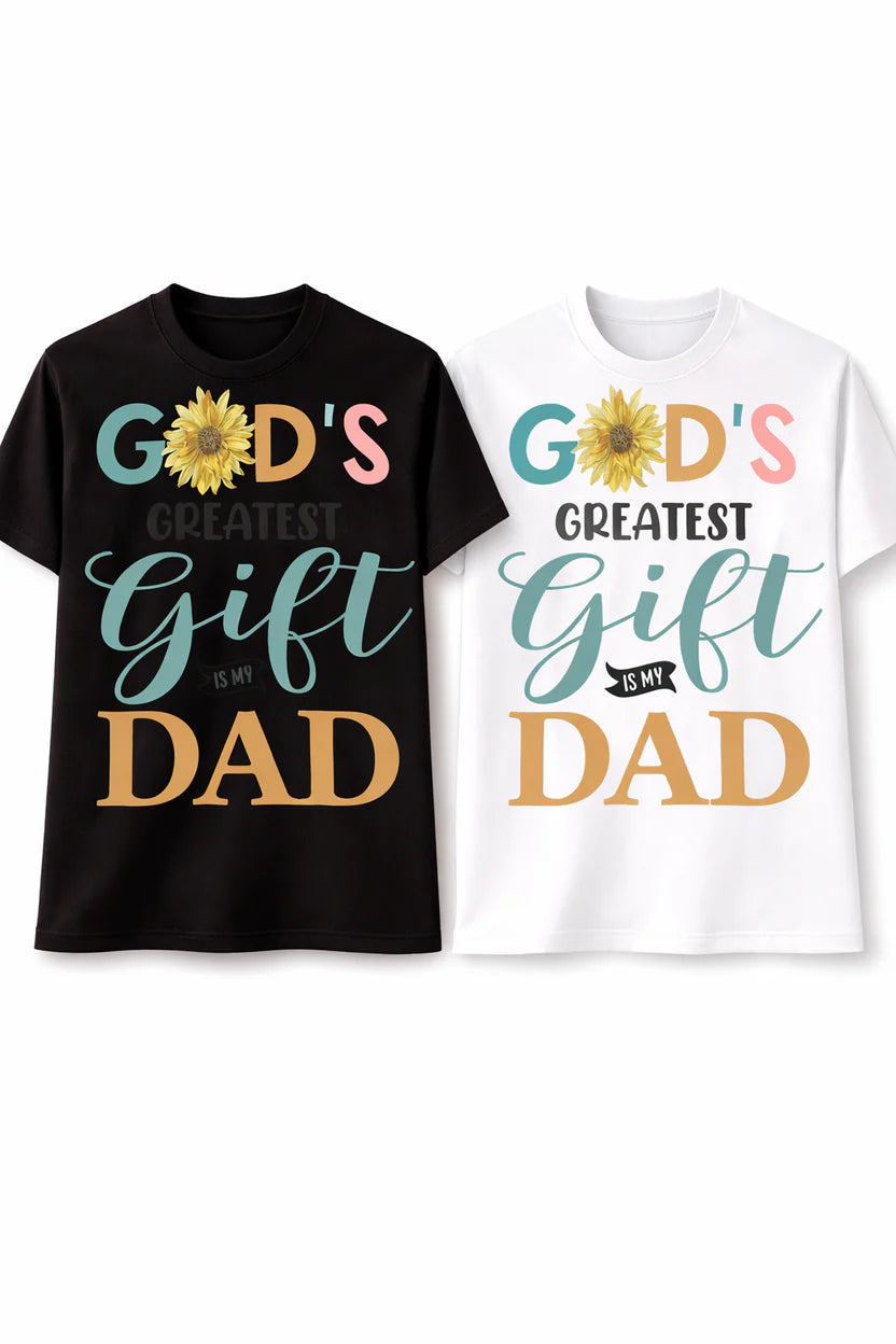 God’s Greatest Gift is my Dad (GGD) Tee Duo Bundle