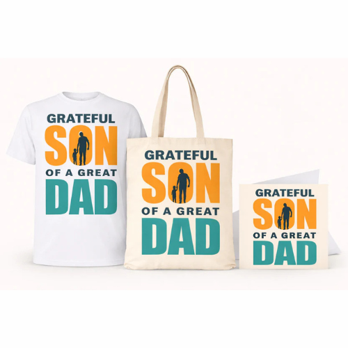 Grateful Son of a Great Dad (SD) Gratitude Gift Bundle