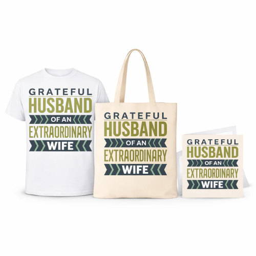 Grateful Husband of an Extraordinary Wife Gratitude Gift Bundle