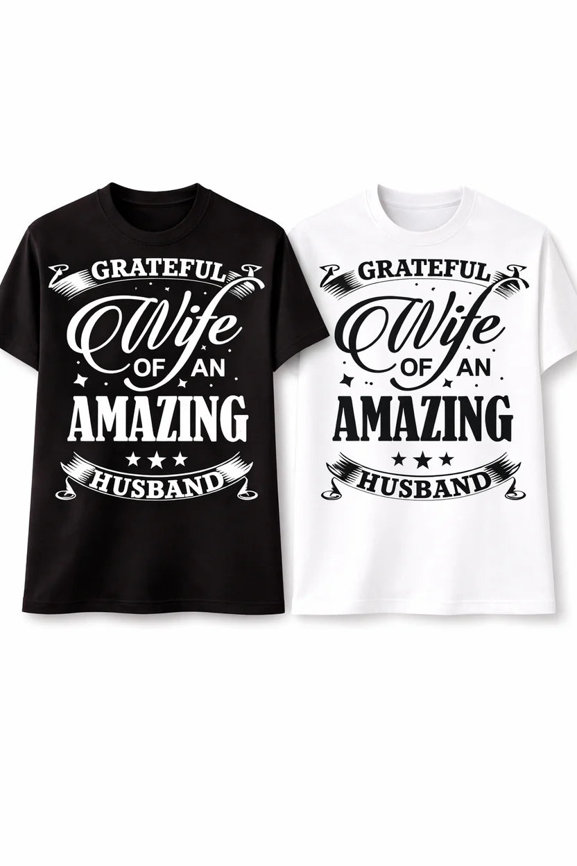 Grateful Wife of an Amazing Husband Tee Duo Bundle