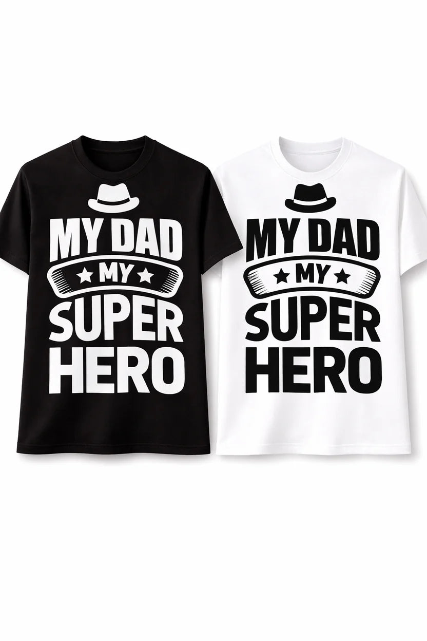 My Dad My Superhero (MD) Tee Duo Bundle