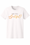 Are you grateful? (GRF)  Premium Tee-Retail Fit (Unisex, Bella + Canvas 3001)