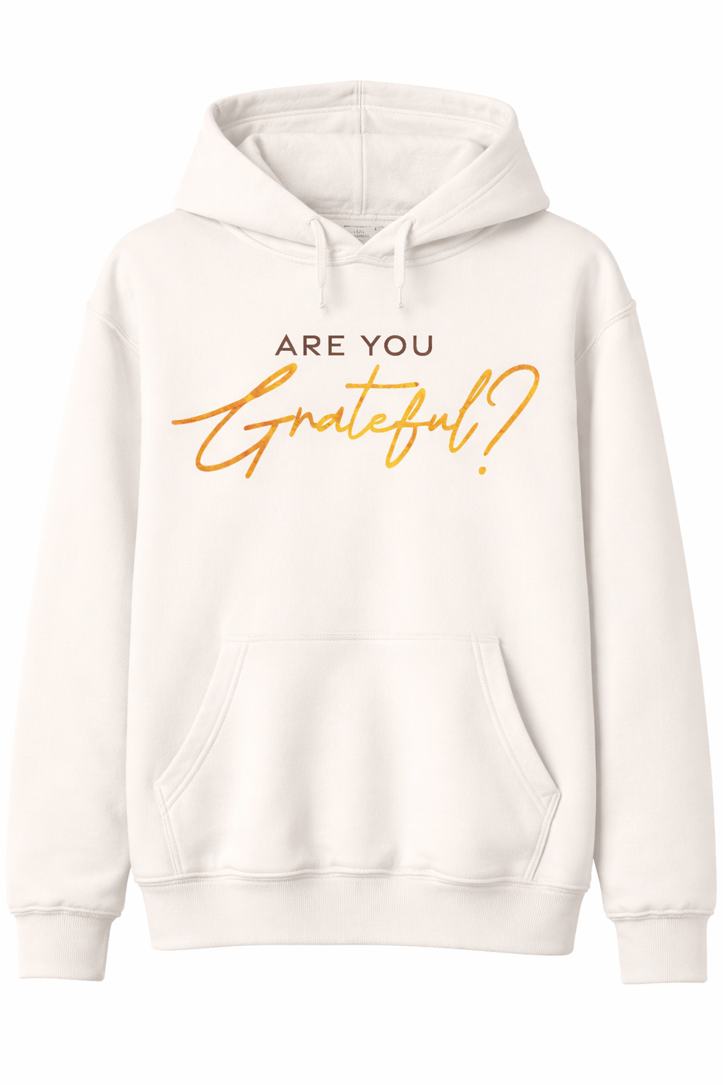 Are You Grateful? (GRF)  Premium Hoodie (Cotton Heritage M2580)