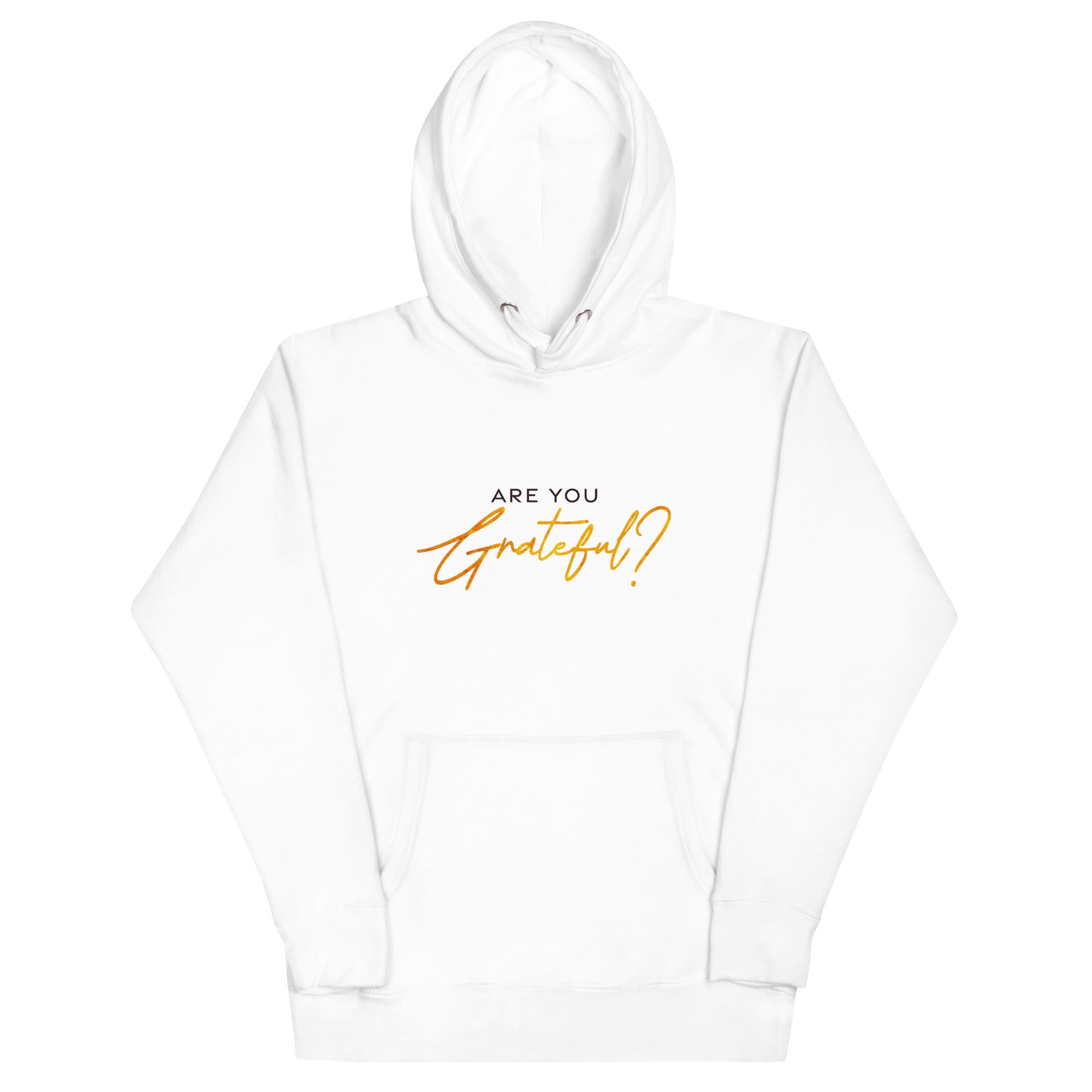 Are You Grateful? (GRF) Premium Hoodie (Cotton Heritage M2580